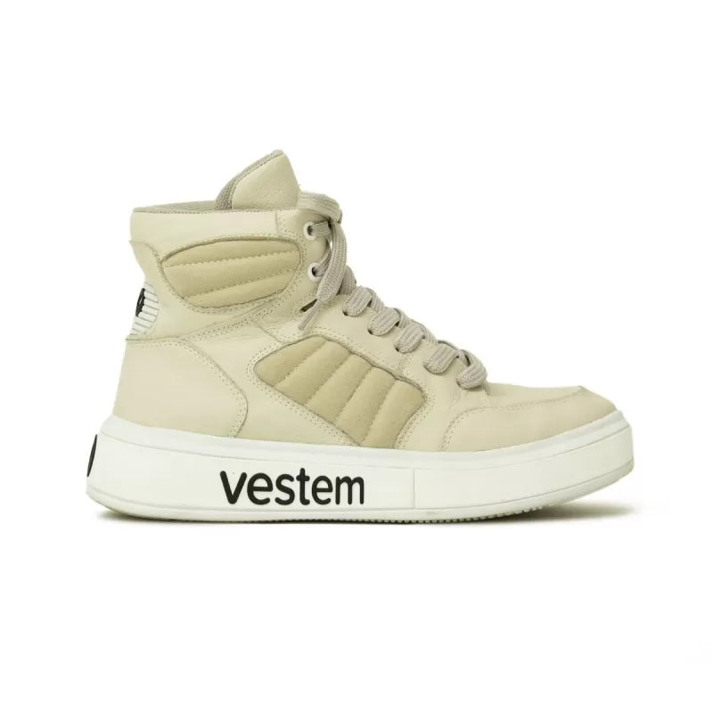 Basquiat Off-White & Ecru Sneakers