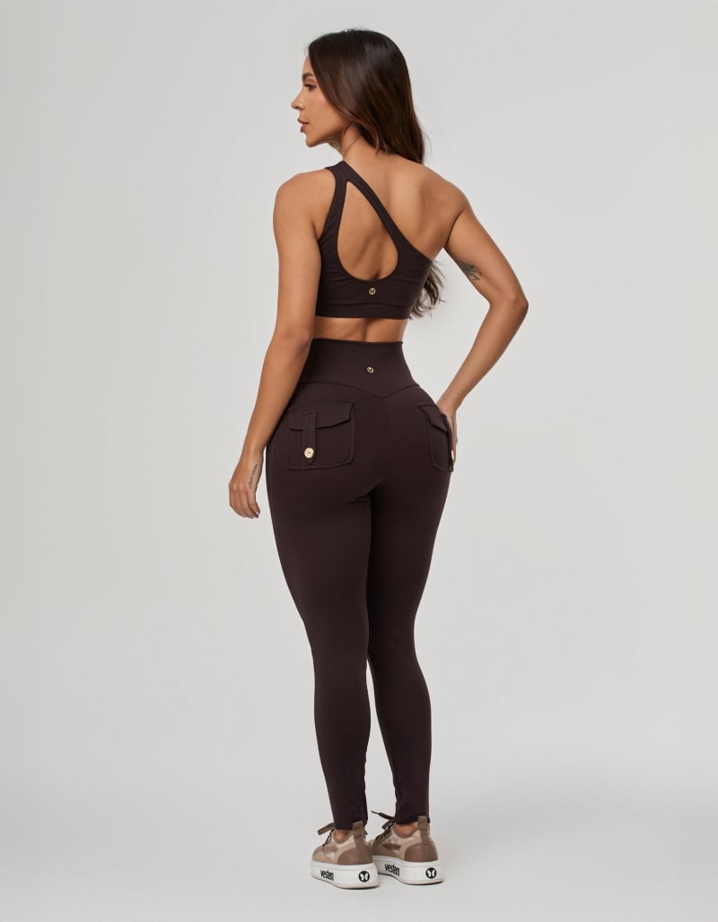Origem High Support Top – Coffee Brown