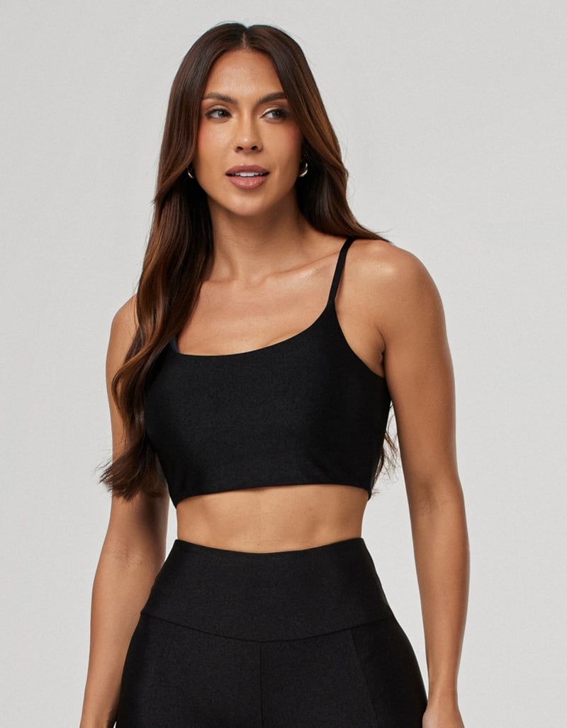 Luxe Light Support Top – Black