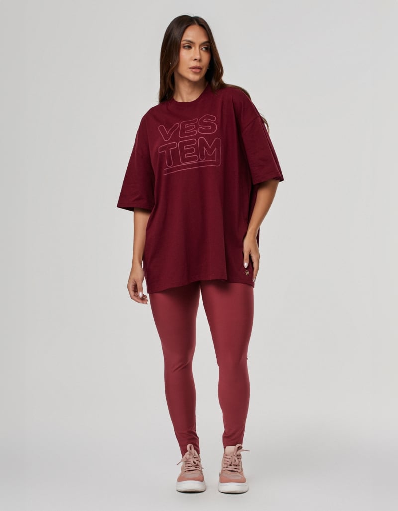 Legacy Women’s Oversized T-Shirt – Red Liquor