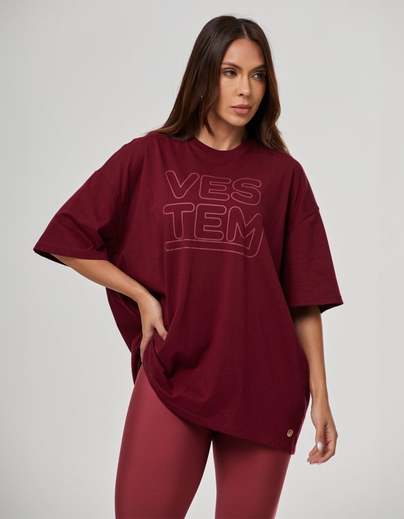 Legacy Women’s Oversized T-Shirt – Red Liquor