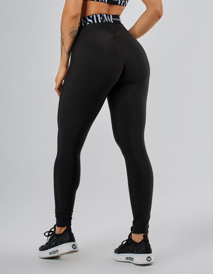 Black Gym Invisible Lift Leggings