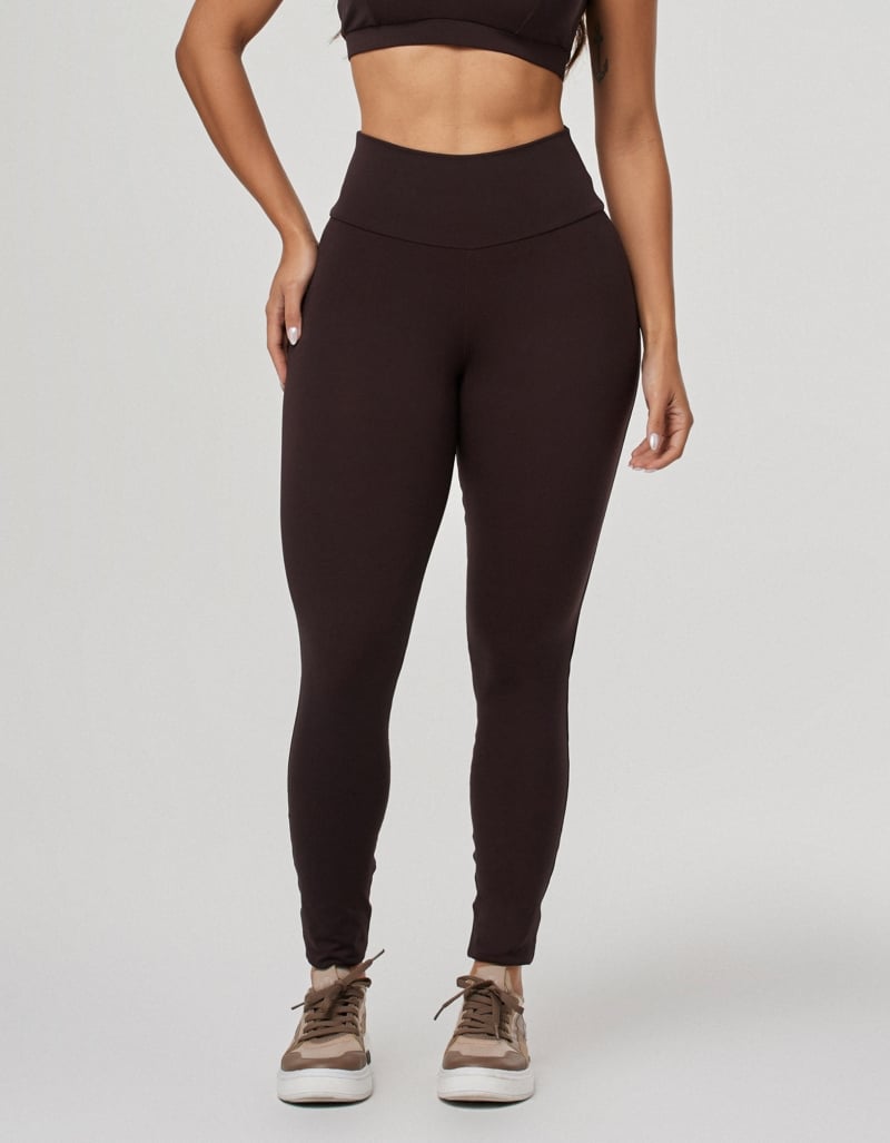 Coffee Brown Origem Pocket Legging