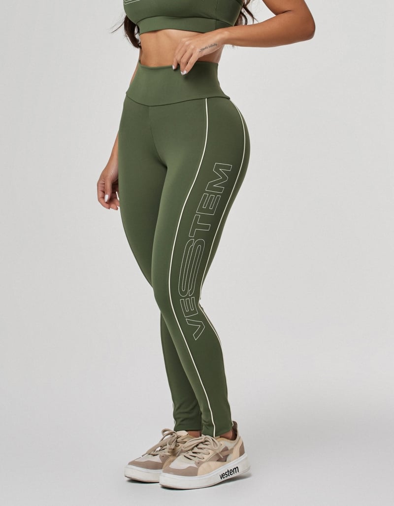 Shape Up Juju Green Croco Legging