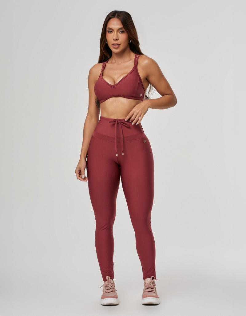 Shape Up Legacy Legging – Adrenaline Red