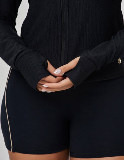 Luxe Jacket with Pockets – Black