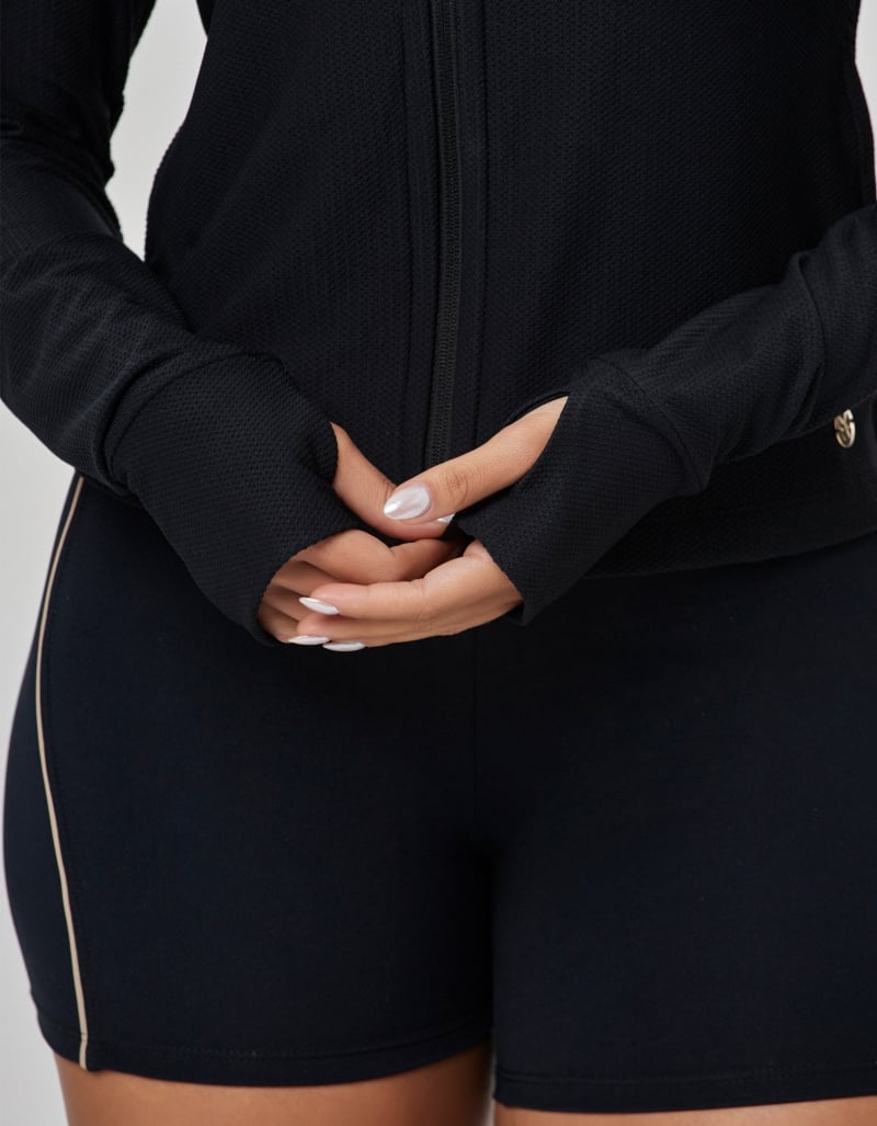 Luxe Jacket with Pockets – Black