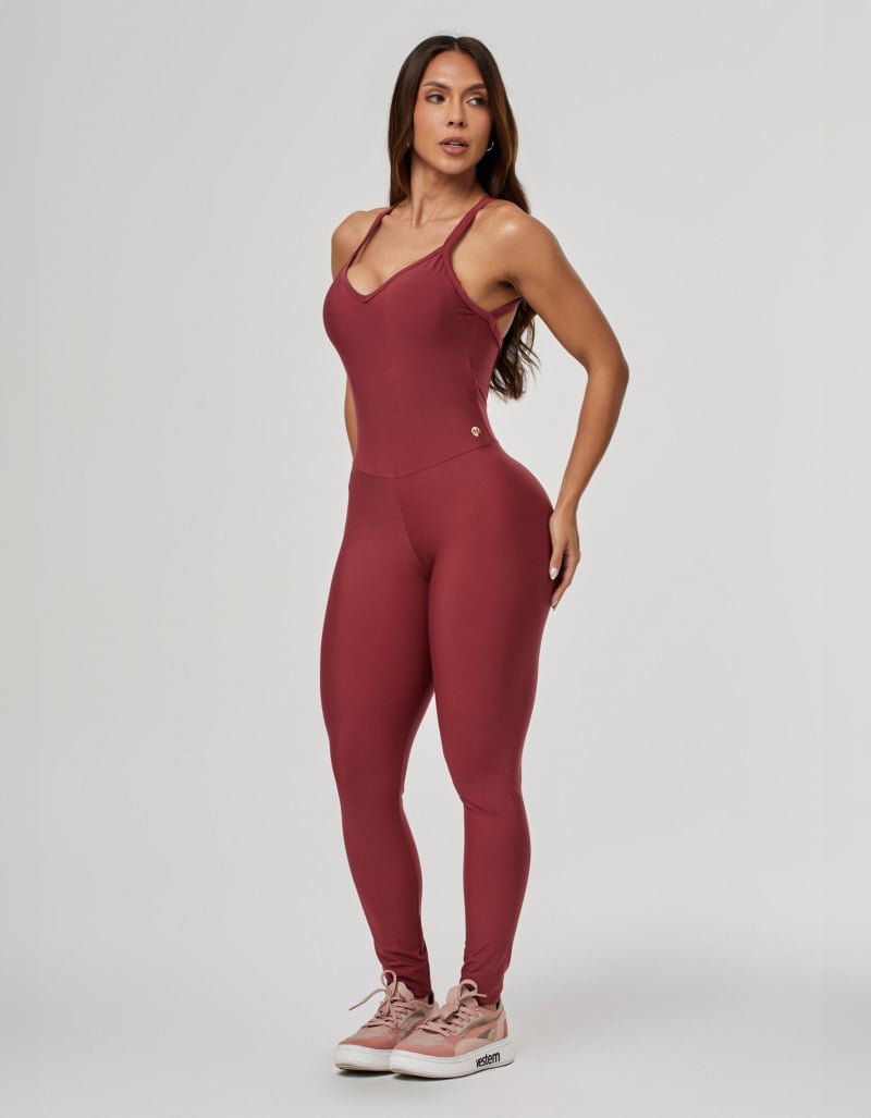 Invisible Lift Jumpsuit – Adrenaline Red