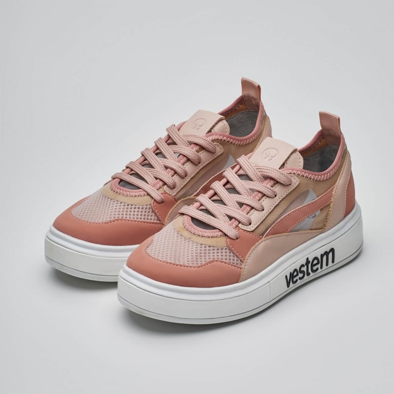 Frida Multicolor Romance Pink & Satin Pink Sneakers