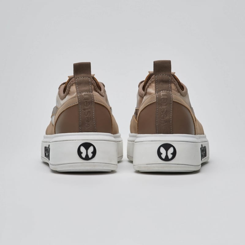 Frida Multicolor Cocoa Brown & Oat Beige Sneakers