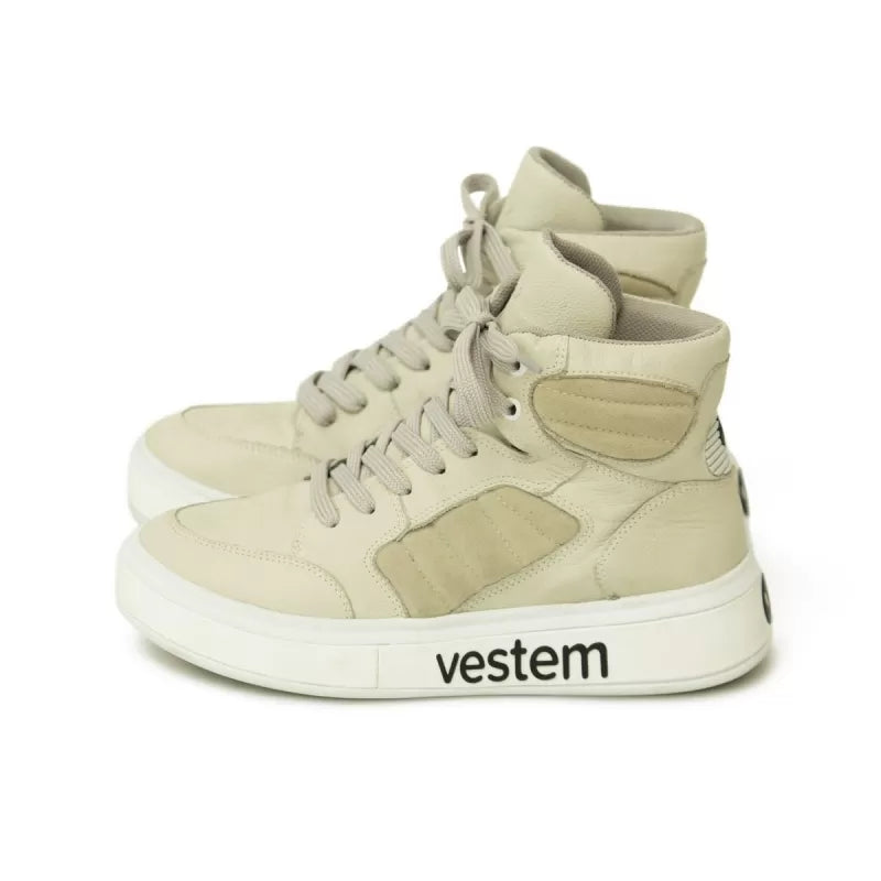 Basquiat Off-White & Ecru Sneakers