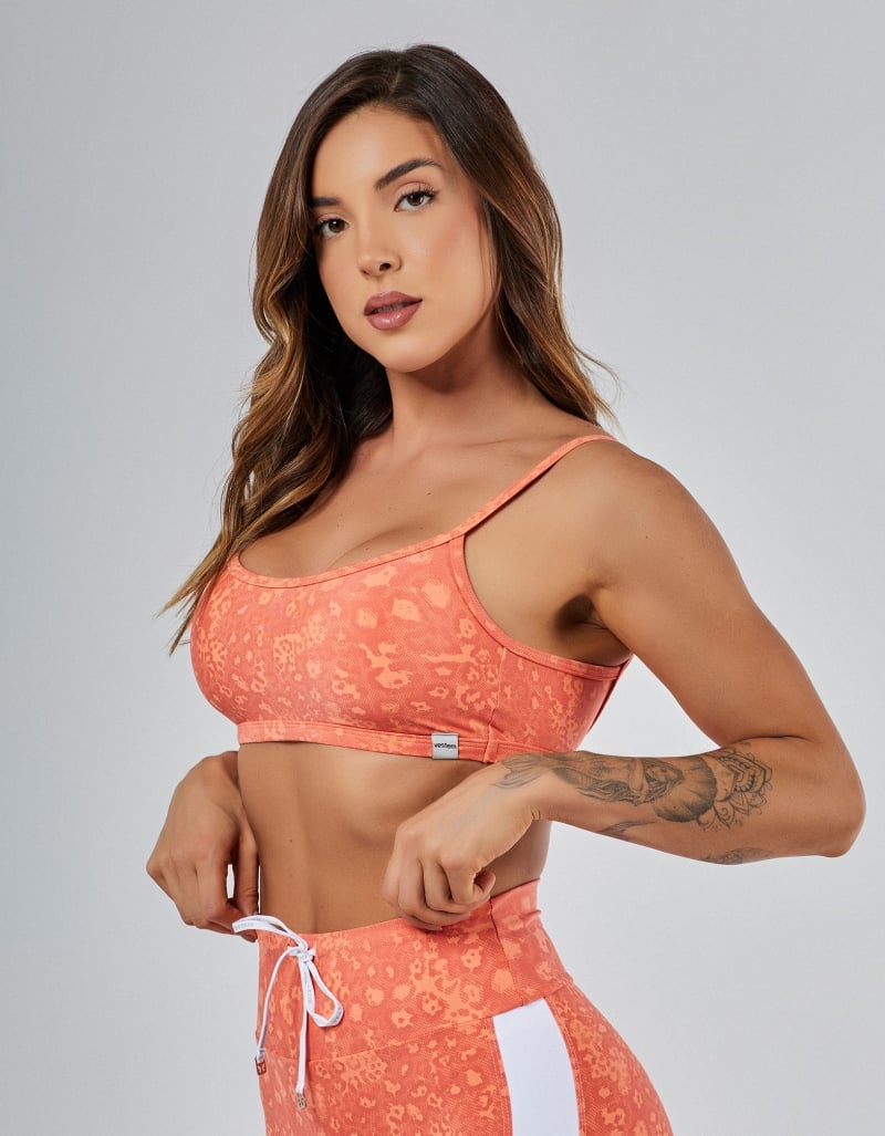 Strong Jaguar Flamingo Medium Support Top