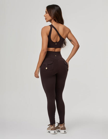 Origem High Support Top – Coffee Brown