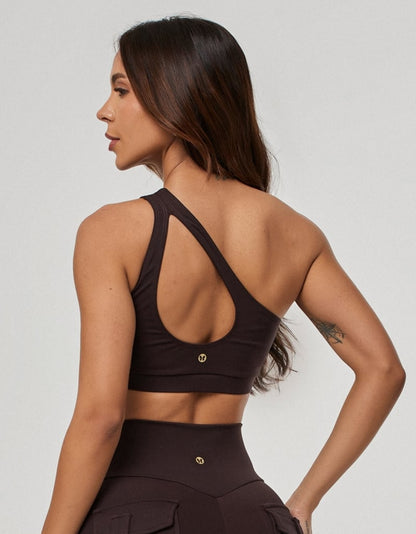 Origem High Support Top – Coffee Brown