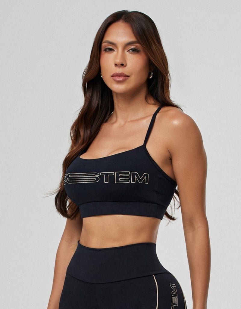 Juju Medium Support Top – Black