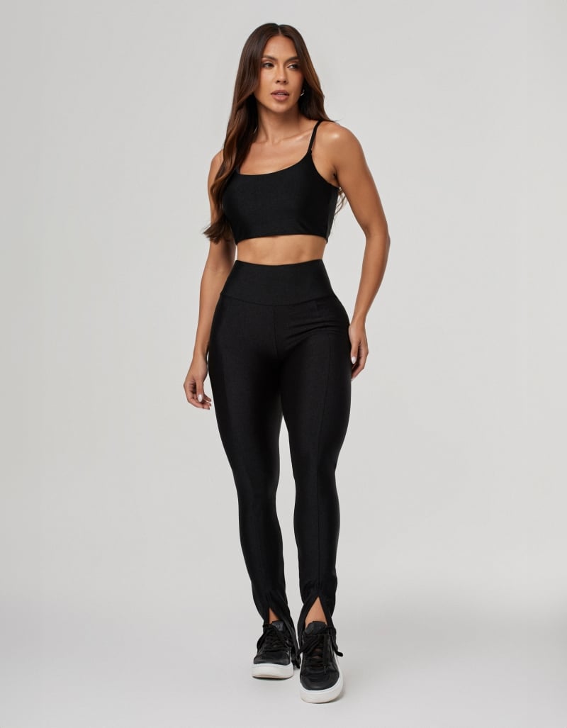 Luxe Light Support Top – Black