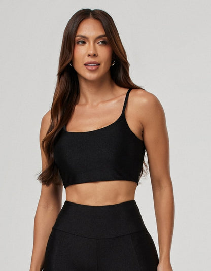 Luxe Light Support Top – Black
