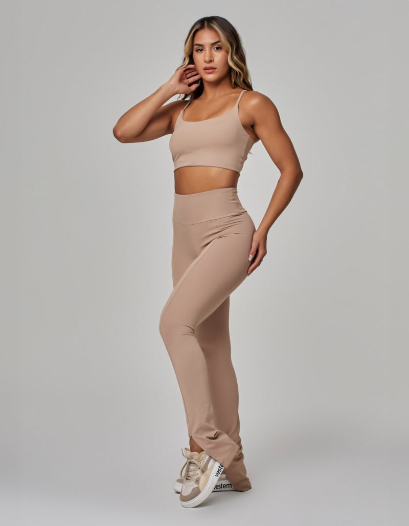 Luxe Light Support Top – Khaki Beige
